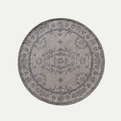 Poet Cotton Woven Round Rug