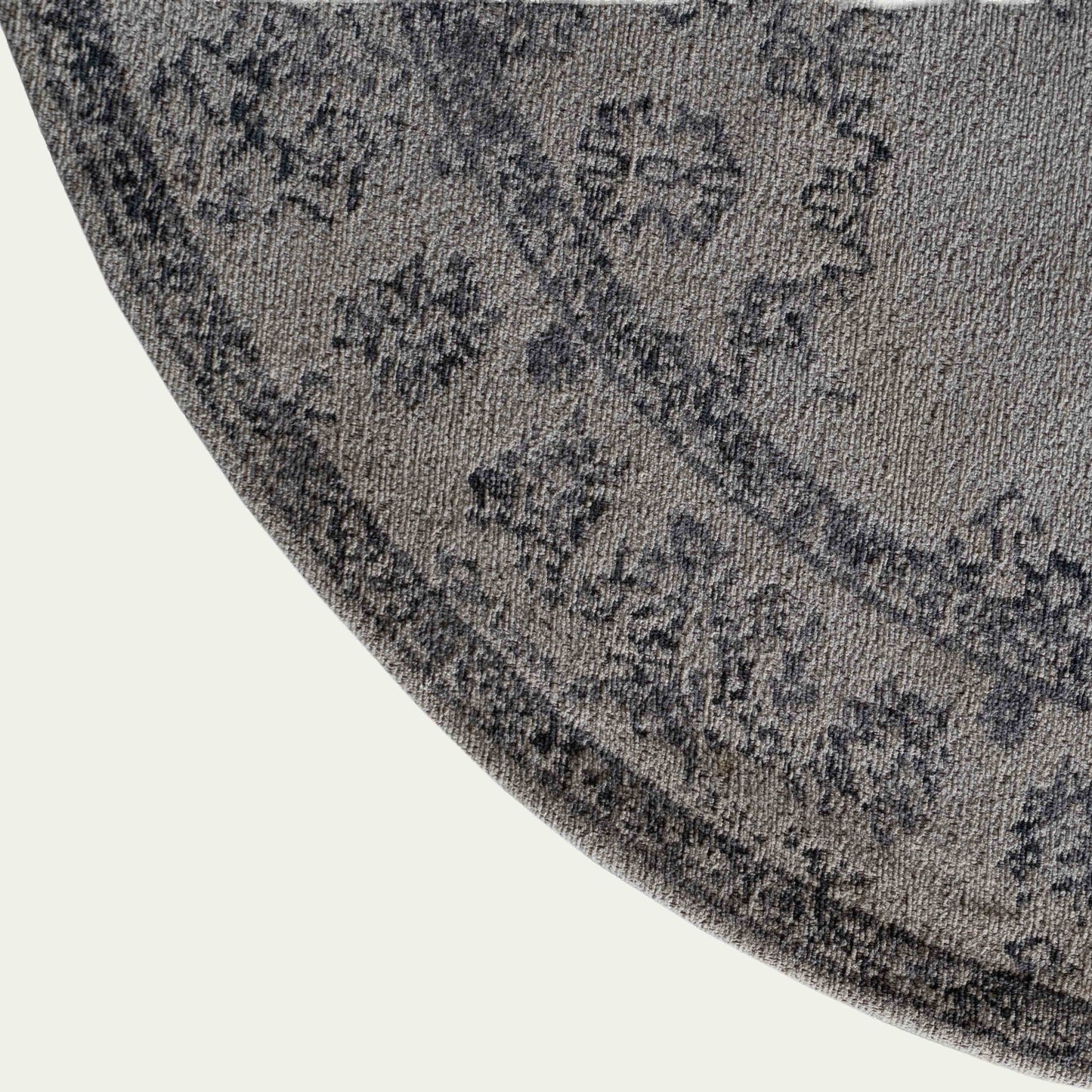 Poet Cotton Woven Round Rug
