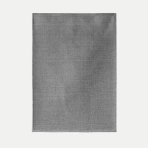 Handcrafted Silver Vintage Style Wool Rug
