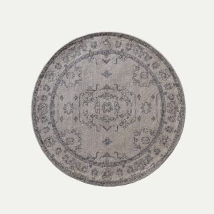 Poet Cotton Woven Round Rug